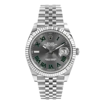 Datejust Grey Dial Wimbledon 41mm